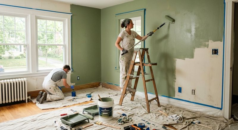 Kitchen Painting in Wilmington, NC